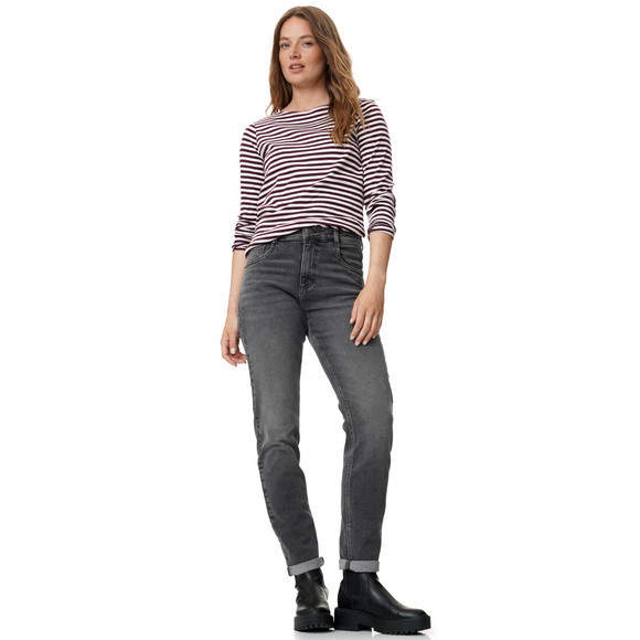 Damen Langarmshirt im Streifen-Look