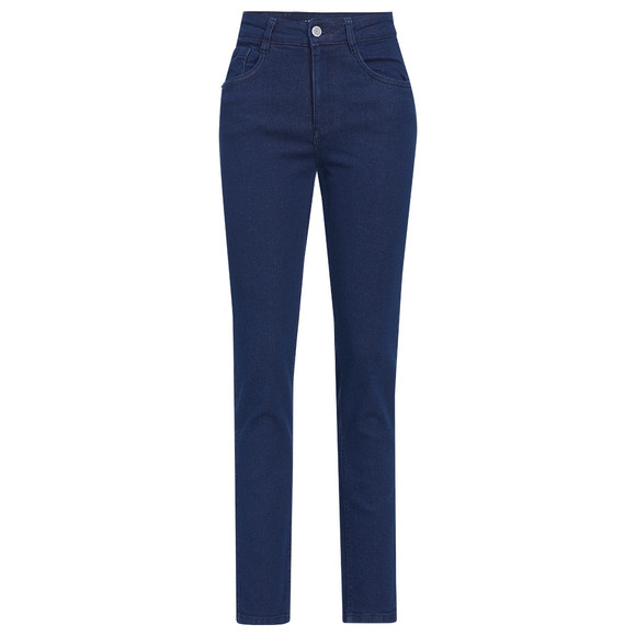 Damen Mom-Jeans mit Used-Waschung