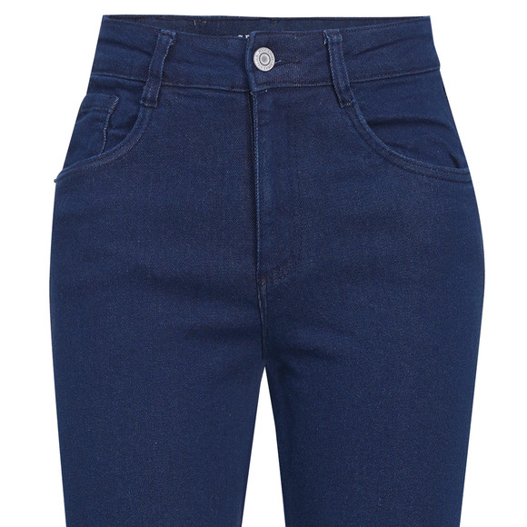 Damen Mom-Jeans mit Used-Waschung