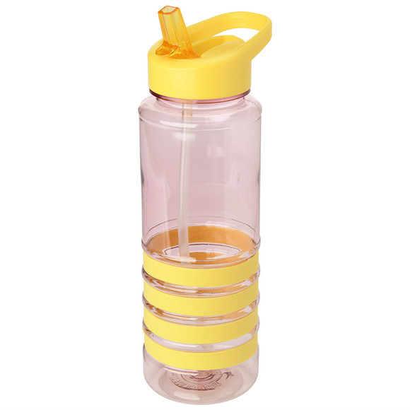 Trinkflasche mit Strohhalm