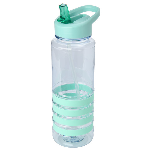 Trinkflasche mit Strohhalm