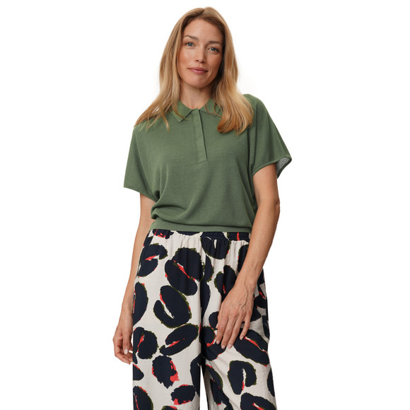 Damen Strick-Polo in leichter Qualität
