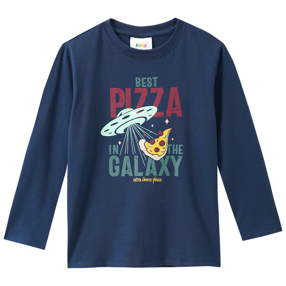 2 Jungen Langarmshirts mit Print