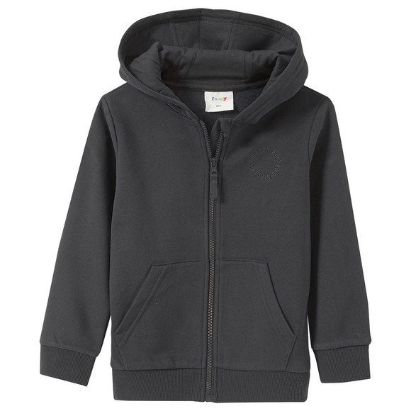 Jungen Sweatjacke im Basic-Look