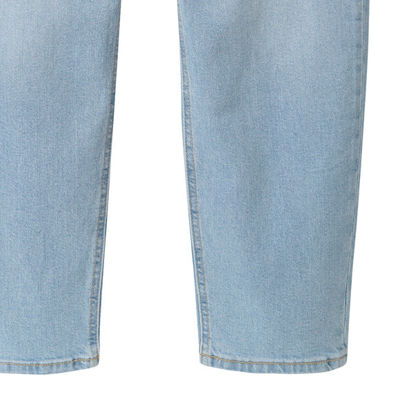 Mädchen Mom-Fit-Jeans mit verstellbarem Bund