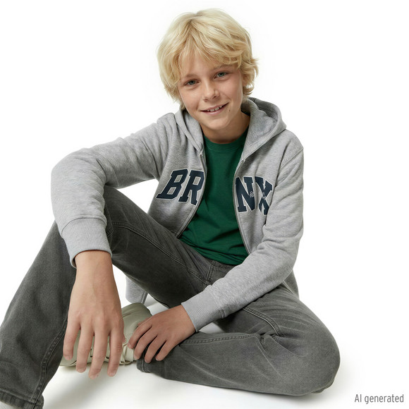 Jungen Sweatjacke mit Kapuze