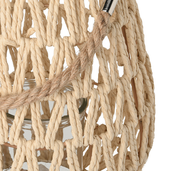 Laterne mit Glas-Einsatz