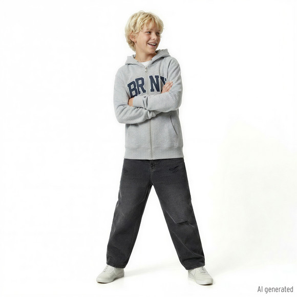 Jungen Baggy-Jeans mit verstellbarem Bund