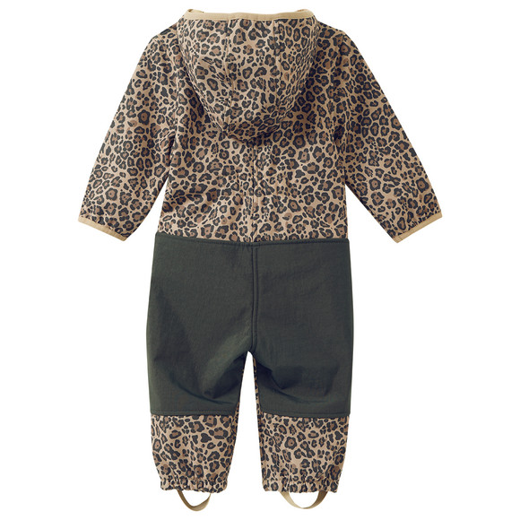 Baby Softshelloverall im Leo-Look