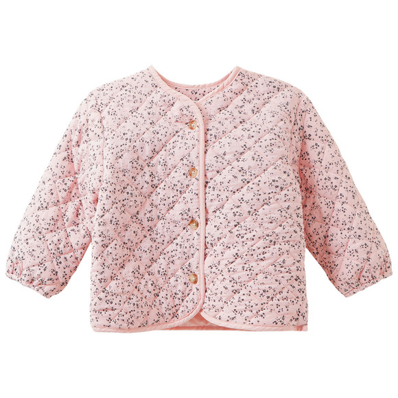 Baby Musselin-Steppjacke mit Print