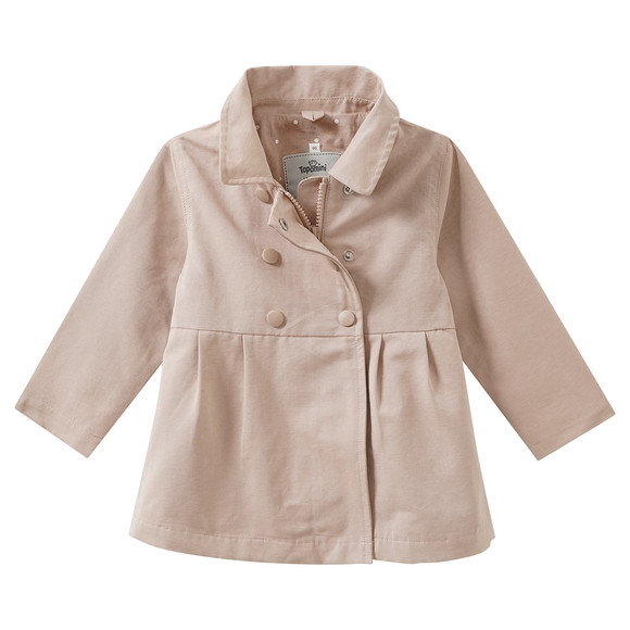 Baby Trenchcoat mit abnehmbarer Kapuze