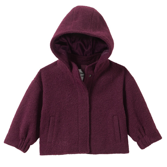 Baby Jacke in Wolloptik