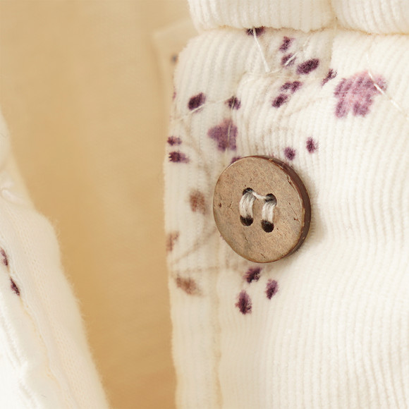 Baby Cordjacke mit Blümchen
