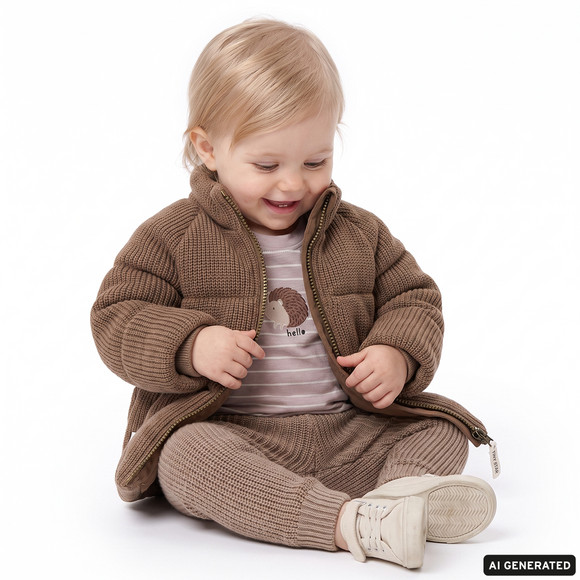 Winterjasje voor baby's van ribbreisel
