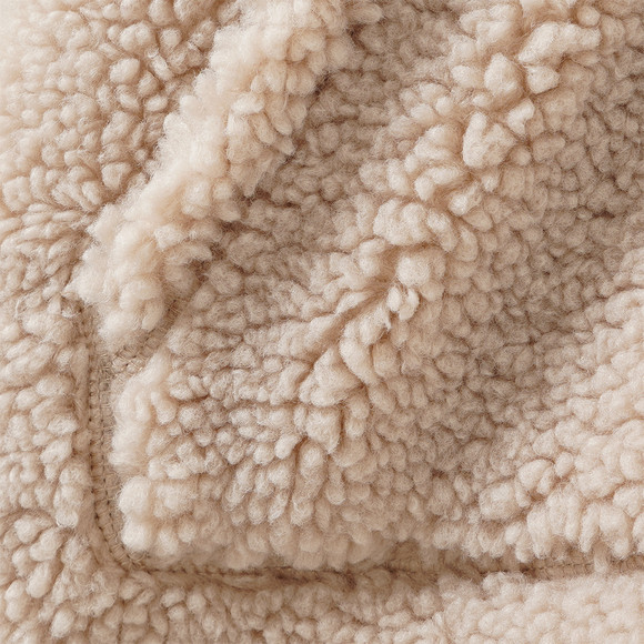 Mädchen Teddyjacke mit Kapuze