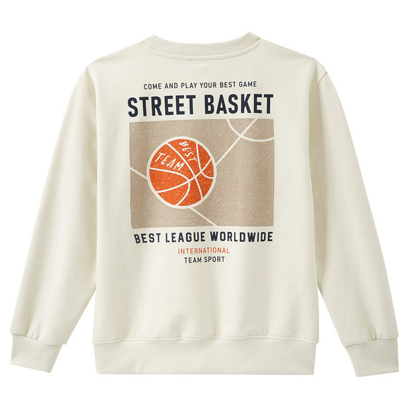 Jungen Sweatshirt mit Rücken-Print