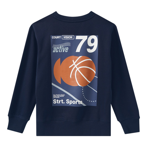 Jungen Sweatshirt mit Rücken-Print