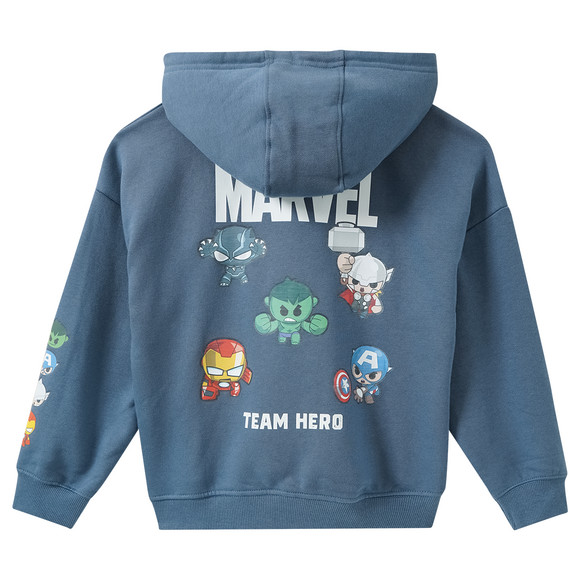 MARVEL Hoodie mit Bio-Baumwolle blau