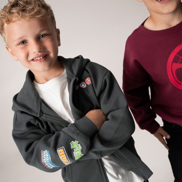 MARVEL Sweatjacke mit Bio-Baumwolle