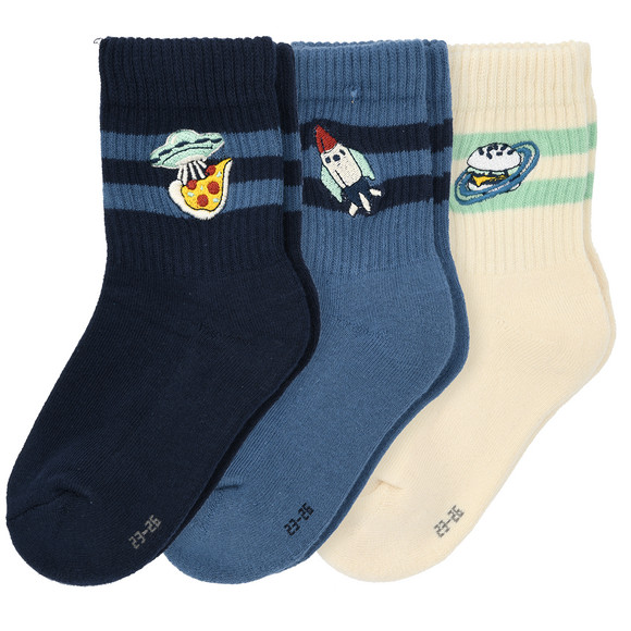 3 Paar Kinder Tennissocken im Set