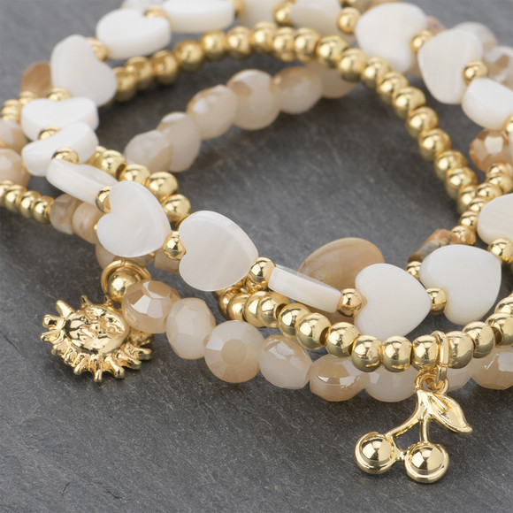 4 Damen Armbänder im Set