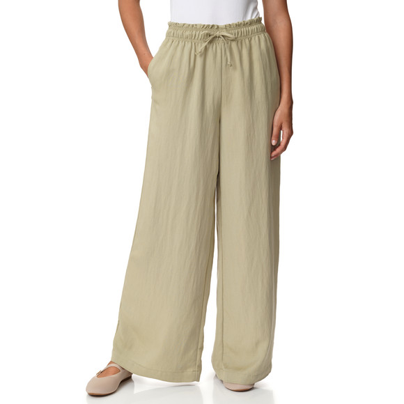 Damen Wide-Leg-Hose mit Tunnelzug
