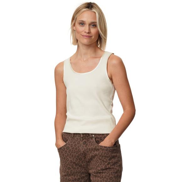 Damen Top aus Feinripp
