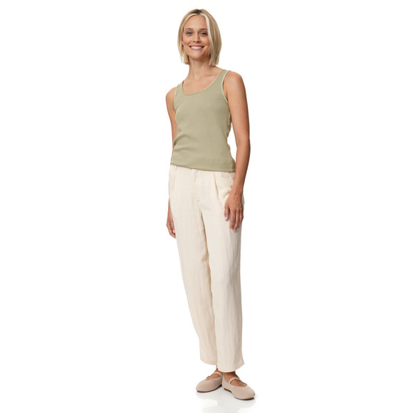Damen Top aus Feinripp