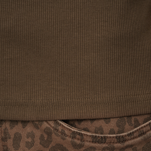 Damen T-Shirt aus Feinripp