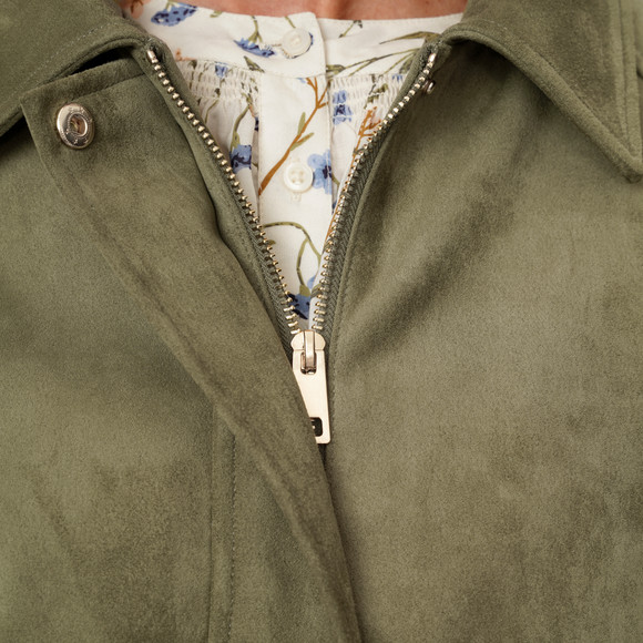 Damen Jacke in Veloursleder-Optik