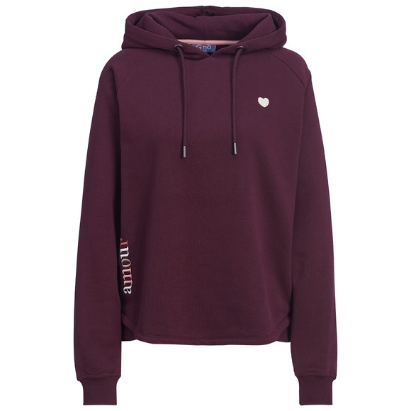 Damen Hoodie mit Stickerei