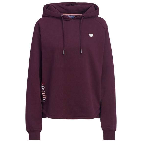 Damen Hoodie mit Stickerei