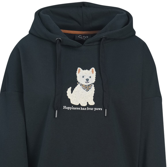 Damen Hoodie mit Applikation