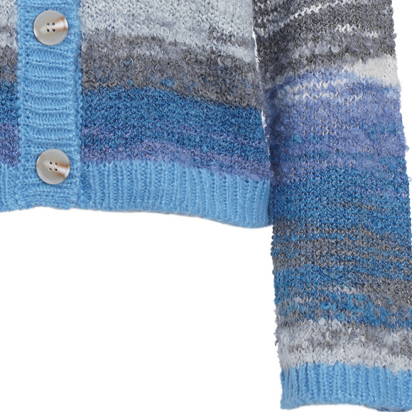 Damen Strickjacke in Multicolor-Optik