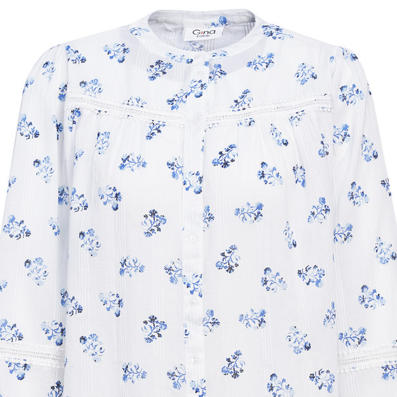 Damesblouse met all-overprint