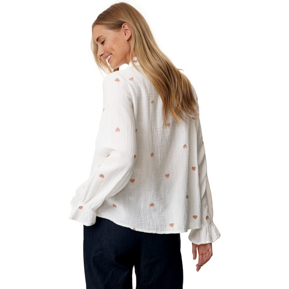 Damesblouse van mousseline