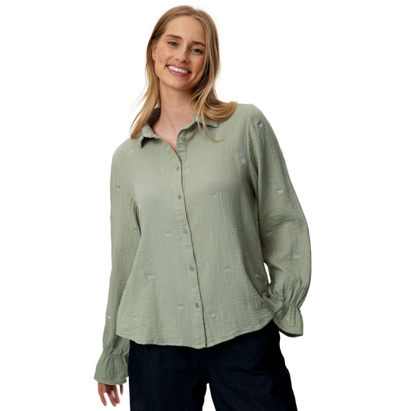 Damesblouse van mousseline