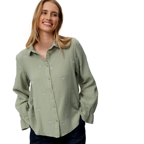 Damesblouse van mousseline