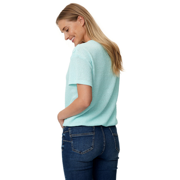 Damen T-Shirt mit Knoten-Detail