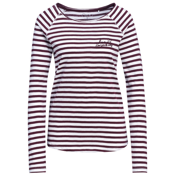 Damen Langarmshirt im Steifen-Look