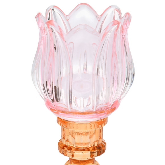 Kerzenhalter in Tulpen-Form