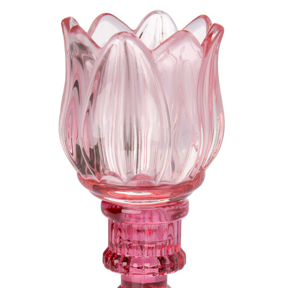 Kerzenhalter in Tulpen-Form