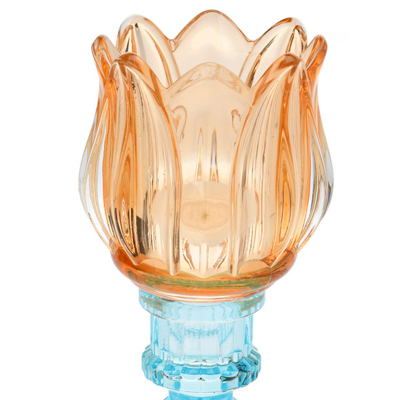 Kerzenhalter in Tulpen-Form
