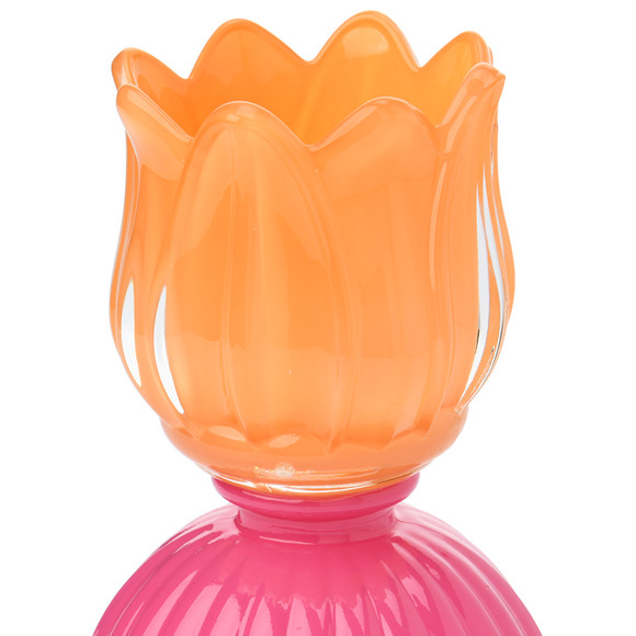 Kerzenhalter in Tulpen-Form