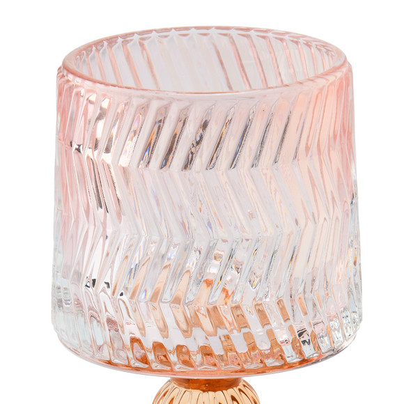 Großer Kerzenhalter mit Relief-Muster