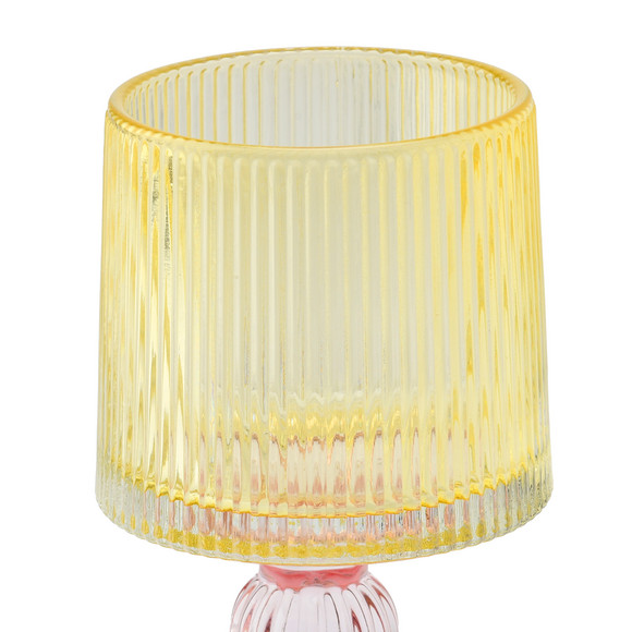 Großer Kerzenhalter mit Relief-Muster