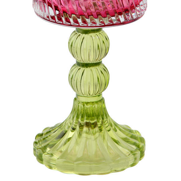 Großer Kerzenhalter mit Relief-Muster