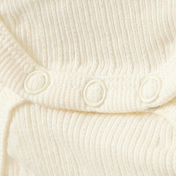 Baby Langarmbody mit Rippstruktur