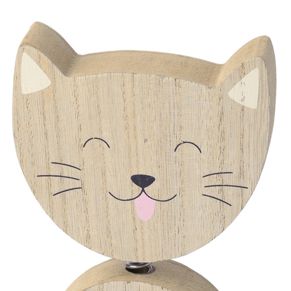 Deko-Aufsteller Katze mit Schriftzug