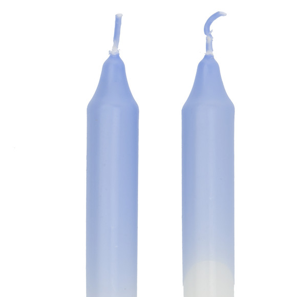 2 Stabkerzen mit Farbverlauf